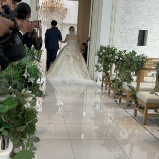 チャペル退場のシーン