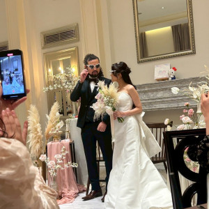 サンリオのかわいいアイテムを組み合わせた装飾|779241さんのベイサイド迎賓館（神戸）/テイクアンドギヴ・ニーズウェディングの写真(2579126)