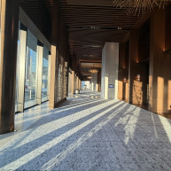 披露宴会場に入る前の通路