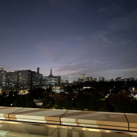 フラワーシャワーをやるところから見える景色