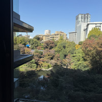 披露宴会場に移動中に見える景色