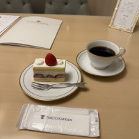 ショートケーキとコーヒー