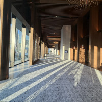 披露宴会場に入る前の通路