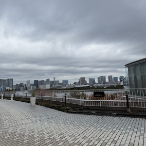 式が始まる前にここで写真が撮れるとのこと|779270さんのヒルトン東京お台場の写真(2583622)