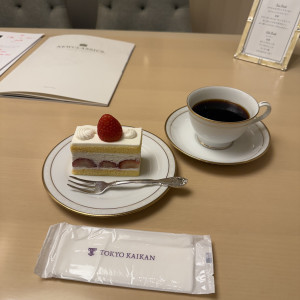 ショートケーキとコーヒー|779270さんの東京會舘の写真(2585009)