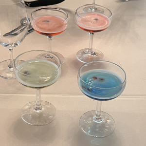 三種類の色違いのお酒がありとても素晴らしかったです。|779275さんのガーデンベルズ延岡の写真(2579217)