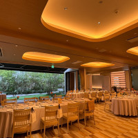 ガーデンに続く披露宴会場