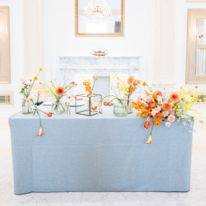 シンプルな装飾にしました|779327さんの北山迎賓館/テイクアンドギヴ・ニーズウェディングの写真(2579421)