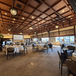 広い披露宴会場です|779328さんのFUNATSURU KYOTO KAMOGAWA RESORT（登録有形文化財）の写真(2579383)