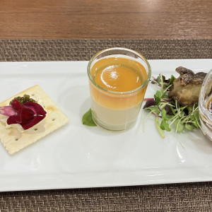 キャビア、とうもろこし、フォアグラ|779348さんのラグナヴェール スカイテラスの写真(2579525)