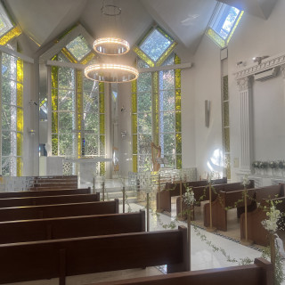 バージンロードが長く感じました。