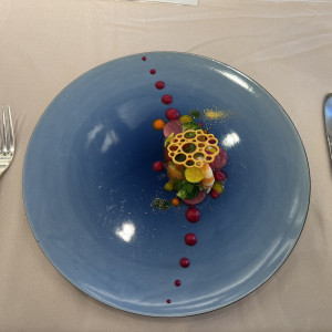 フェアで試食させてもらえる前菜|779349さんのSHIROYAMA HOTEL kagoshima（城山ホテル鹿児島）の写真(2579443)