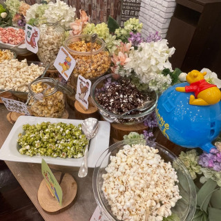 大人気だったポップコーンビュッフェ