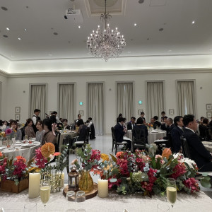 高砂からの披露宴会場|779366さんのアーフェリーク迎賓館(小倉)/テイクアンドギヴ・ニーズウェディングの写真(2581788)