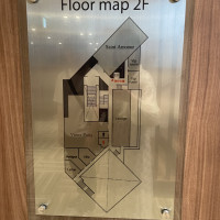 こだわりが集まった会場の案内図です