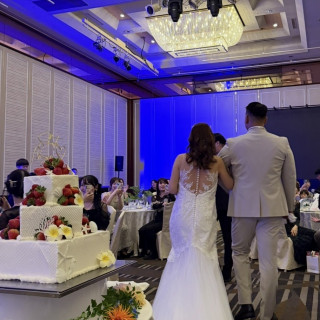 披露宴会場です！