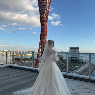 フラワーシャワー会場からの景色