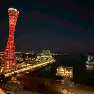 披露宴会場テラスからの景色