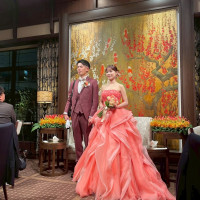 マグノリアの金屏風