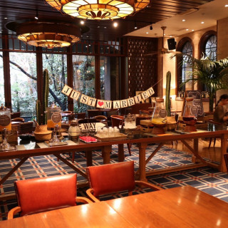 参列者の待合室も可愛く装飾されています!