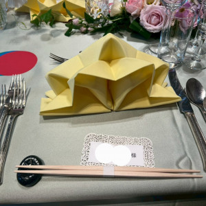 テーブルコーディネート（プロフィールブックを取った後）|779451さんの奈良ホテルの写真(2583099)