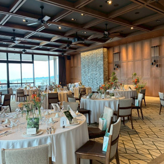 結婚式当日の披露宴会場