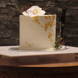 ケーキのデザインも自分好みにしていただきました。