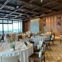 結婚式当日の披露宴会場