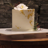 ケーキのデザインも自分好みにしていただきました。