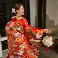 念願の和装を着れて幸せです。