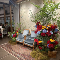 披露宴会場の高座の写真です