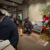 先導さの写真です。
新郎新婦を1日先導してくれます。