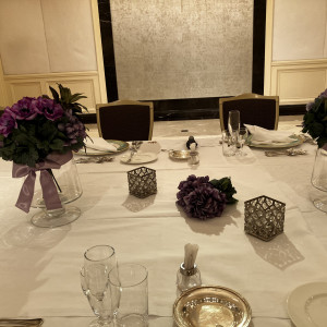 披露宴テーブル|779542さんのANAクラウンプラザホテル松山（旧松山全日空ホテル）の写真(2581127)