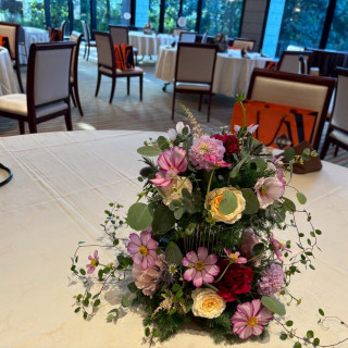 ゲストテーブル装花