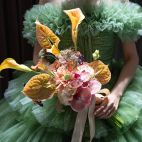 本当にお花もドレスとマッチして大満足でした。