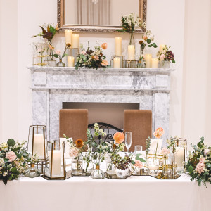 秋っぽい装飾のお花をリクエストしました。|779571さんのアーククラブ迎賓館（福山）/テイクアンドギヴ・ニーズウェディングの写真(2580986)