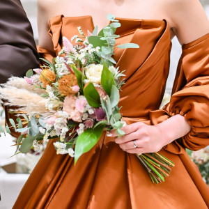 会場の装飾と一緒のデザインでお願いしました。|779571さんのアーククラブ迎賓館（福山）/テイクアンドギヴ・ニーズウェディングの写真(2580987)