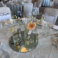 ゲストテーブルの花