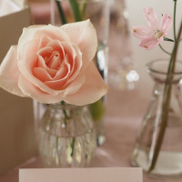 ピンク系のお花にしました