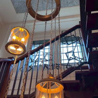 螺旋階段はフォトタイムにも利用できました。