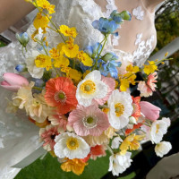 可愛いブーケを作ってもらいました！！