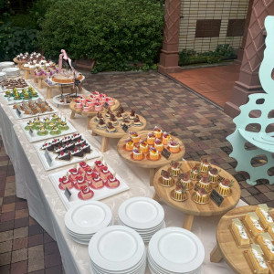 ガーデンでのケーキビュッフェです|779696さんのPOPCORN KOBE (ポップコーン神戸)の写真(2581850)