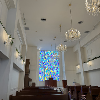 1番後ろからみたチャペル