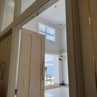 式当日のまだ誰もいない時間
とても綺麗な青空が見えた