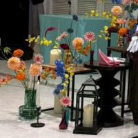 高砂の横のお花