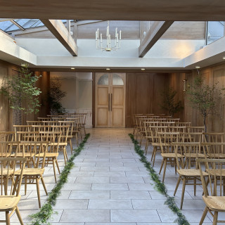 チャペルの壇上に立った側の景色です。