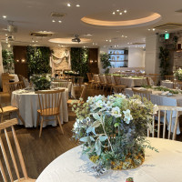 披露宴会場です、ナチュラルで素敵です