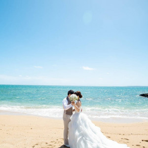 ビーチフォト|779750さんのザ・ギノザリゾート 美らの教会/アールイズ・ウエディングの写真(2582213)