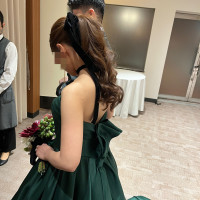 お色直し再入場前です。