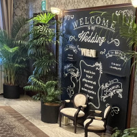 披露宴会場の待合室